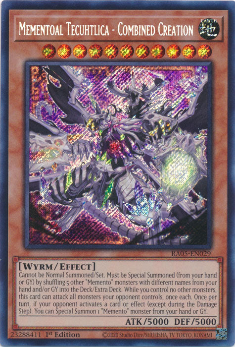 Yugioh - Mementoal Tecuhtlica - Combined Creation *Select Rarity* RA05-EN029 (NM)