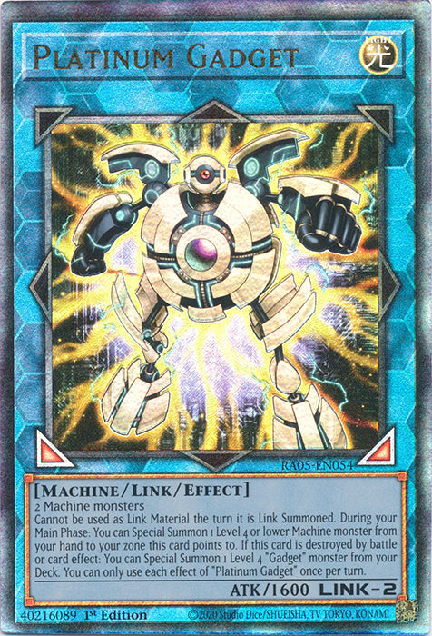 Yugioh - Platinum Gadget *Select Rarity* RA05-EN054 (NM)