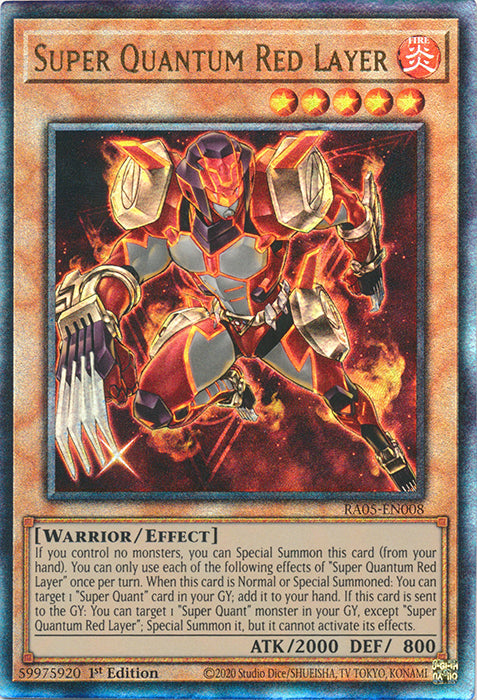 Yugioh - Super Quantum Red Layer *Select Rarity* RA05-EN008 (NM)