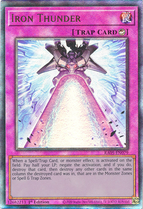 Yugioh - Iron Thunder *Select Rarity* RA05-EN079 (NM)