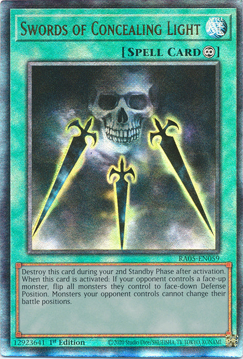 Yugioh - Swords of Concealing Light *Select Rarity* RA05-EN059 (NM)