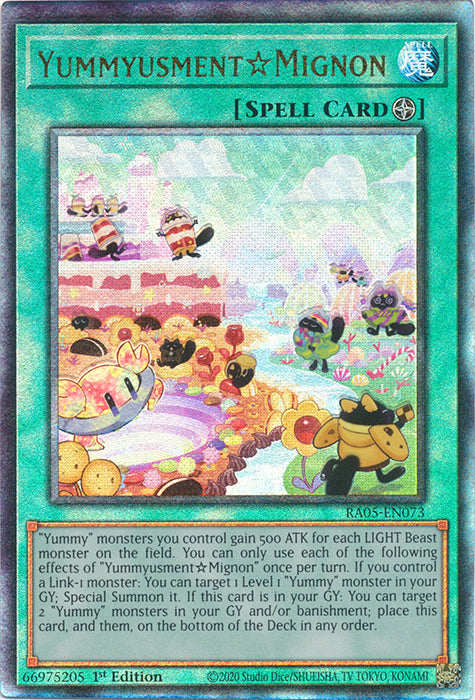 Yugioh - Yummyusment☆Mignon *Select Rarity* RA05-EN073 (NM)