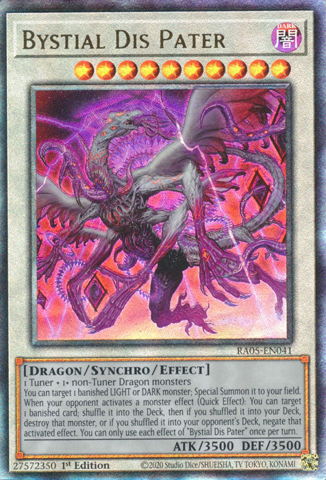 Yugioh - Bystial Dis Pater *Select Rarity* RA05-EN041 (NM)