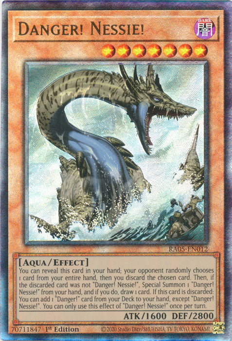 Yugioh - Danger! Nessie! *Select Rarity* RA05-EN012 (NM)