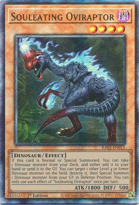 Yugioh - Souleating Oviraptor *Select Rarity* RA05-EN011 (NM)