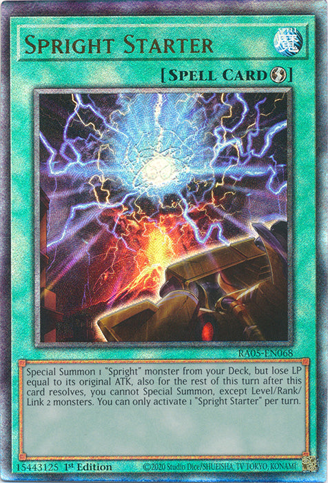 Yugioh - Spright Starter *Select Rarity* RA05-EN068 (NM)