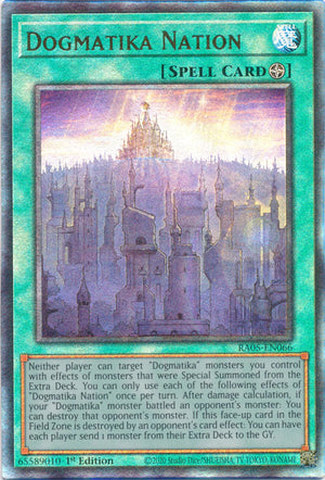 Yugioh - Dogmatika Nation *Select Rarity* RA05-EN066 (NM)