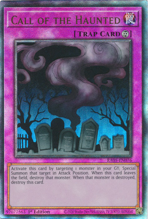 Yugioh - Call of the Haunted *Select Rarity* RA05-EN076 (NM)