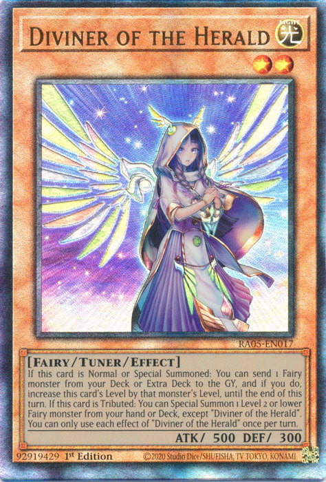 Yugioh - Diviner of the Herald *Select Rarity* RA05-EN017 (NM)