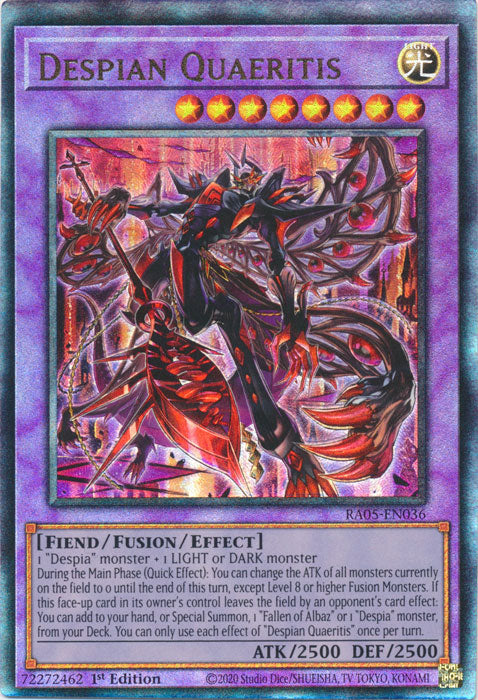Yugioh - Despian Quaeritis *Select Rarity* RA05-EN036 (NM)