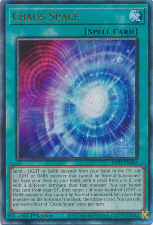 Yugioh - Chaos Space *Select Rarity* RA01-EN065 (NM)