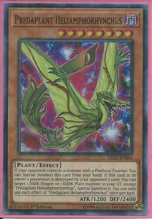 Yugioh Card - Predaplant Heliamphorhynchus *Super Rare* LED5-EN046 (NM)