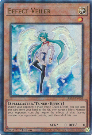 Yugioh - Effect Veiler *Select Your Rarity* RA01-EN003 (NM)
