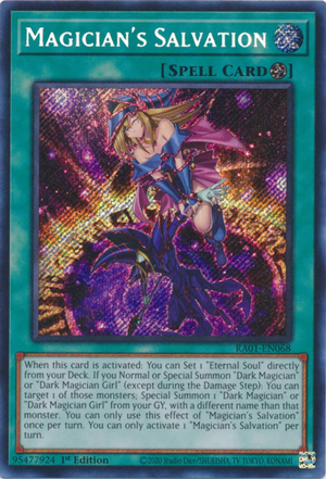Yugioh - Magician's Salvation *Select Rarity* RA01-EN068 (NM)