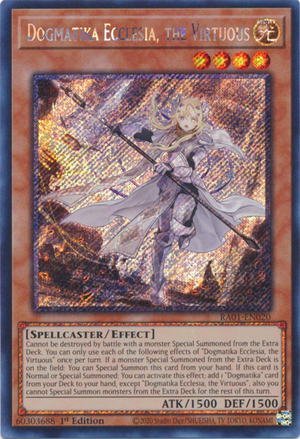 Yugioh - Dogmatika Ecclesia, the Virtuous *Select Rarity* RA01-EN020 (NM)