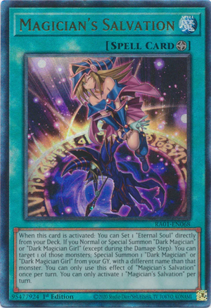 Yugioh - Magician's Salvation *Select Rarity* RA01-EN068 (NM)