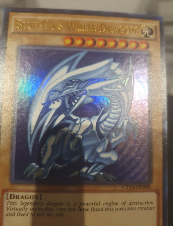 Yugioh Card - Blue-Eyes White Dragon [SDK Art] *Ultra Rare* CT13-EN008 (LP)