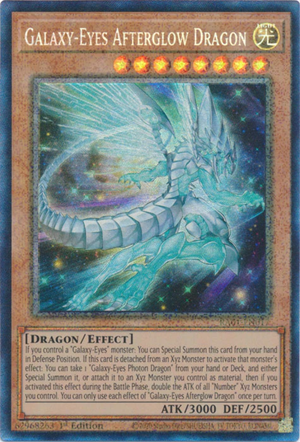 Yugioh - Galaxy-Eyes Afterglow Dragon *Select Rarity* RA01-EN017 (NM)