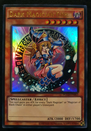 Yugioh - Dark Magician Girl *Ultra Rare* YGLD-ENB03 (NM)