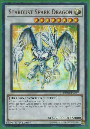 Yugioh Card - Stardust Spark Dragon *Ultra Rare* DUDE-EN012 (NM/M)