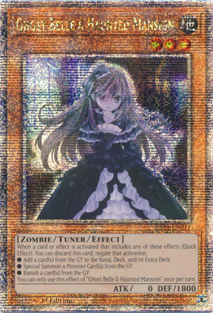 Yugioh - Ghost Belle & Haunted Mansion *Select Rarity* RA01-EN011 (NM)