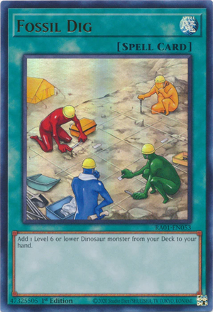 Yugioh - Fossil Dig *Select Rarity* RA01-EN053 (NM)