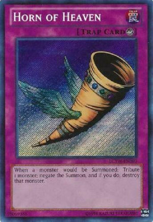 Yugioh Card - Horn of Heaven *Secret Rare* LCYW-EN090 (NM)