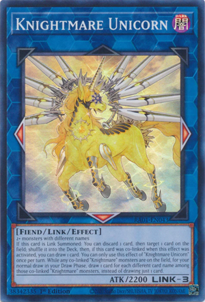 Yugioh - Knightmare Unicorn *Select Rarity* RA01-EN043 (NM)