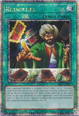 Yugioh - Reasoning *Select Rarity* RA01-EN052 (NM)