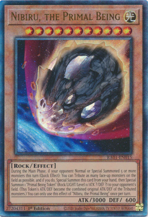 Yugioh - Nibiru, the Primal Being *Select Rarity* RA01-EN015 (NM)