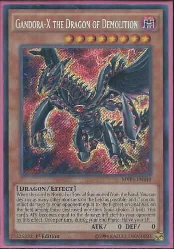 Yugioh Card - Gandora-X The Dragon of Demolition *Secret Rare* MVP1-ENS49 (NM)