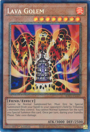 Yugioh - Lava Golem *Select Your Rarity* RA01-EN001 (NM)
