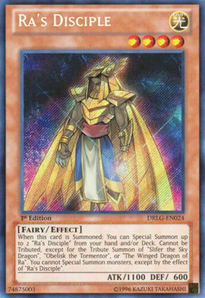 Yugioh Card - Ra’s Disciple *Secret Rare* DRLG-EN024 (NM)