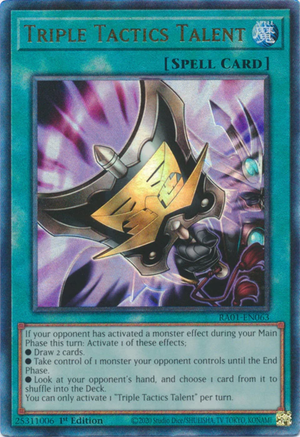 Yugioh - Triple Tactics Talent *Select Rarity* RA01-EN063 (NM)