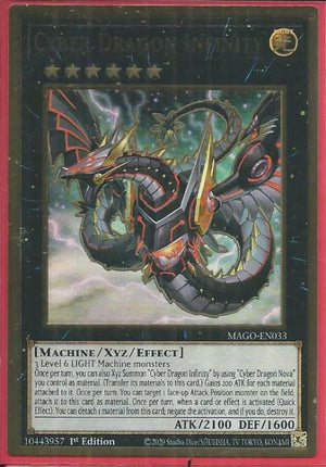 Yugioh - Cyber Dragon Infinity [Alt Art] *Premium Gold Rare* MAGO-EN033 (NM)