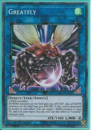 Yugioh Card - Greatfly *Super Rare* MP19-EN032 (NM/M)