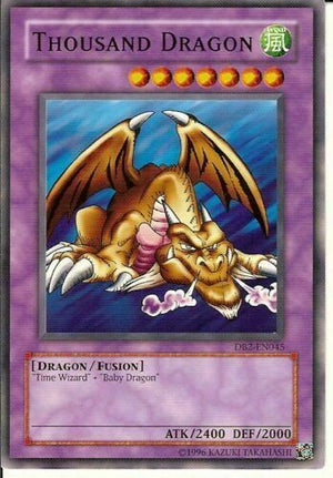 Yugioh Card - Thousand Dragon *Common* DB2-EN045 (NM/M)