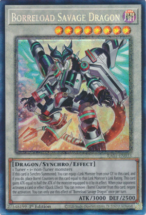 Yugioh - Borreload Savage Dragon *Select Rarity* RA01-EN033 (NM)