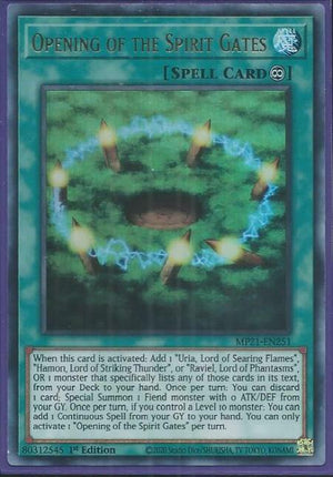 Yugioh - Opening of the Spirit Gates *Ultra Rare* MP21-EN251 (NM/M)