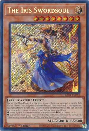Yugioh - The Iris Swordsoul *Select Rarity* RA01-EN023 (NM)