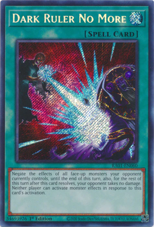 Yugioh - Dark Ruler No More *Select Your Rarity* RA01-EN060 (NM)