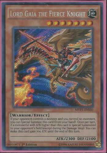 Yugioh Card - Lord Gaia the Fierce Knight *Secret Rare* MVP1-ENS50 (NM)