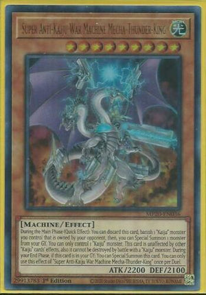 Yugioh - Super Anti-Kaiju War Machine Mecha-Thunder-King *UR* MP20-EN036 (NM)