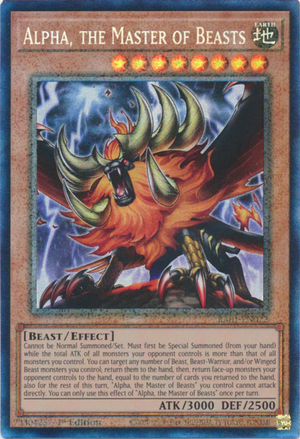 Yugioh - Alpha, the Master of Beasts *Select Rarity* RA01-EN022 (NM)