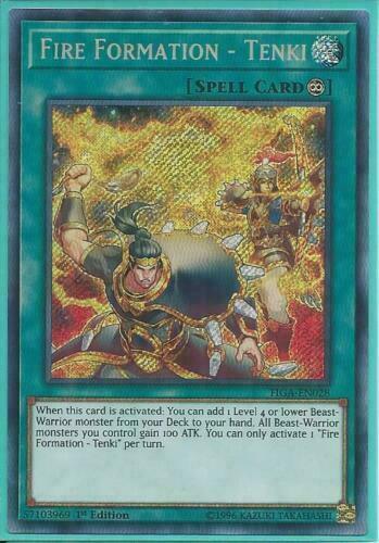 Yugioh Card - Fire Formation – Tenki *Secret Rare* FIGA-EN028 (NM/M)