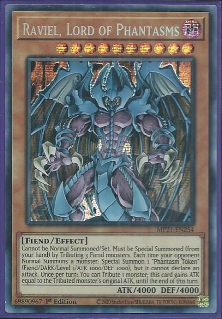 Yugioh - Raviel, Lord of Phantasms *PScr* MP21-EN254 (NM/M)