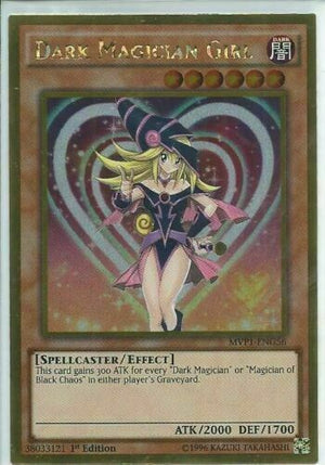 Yugioh Card - Dark Magician Girl *Gold Rare* MVP1-ENG56 (NM/M)