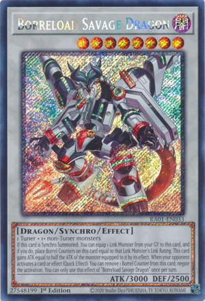 Yugioh - Borreload Savage Dragon *Select Rarity* RA01-EN033 (NM)