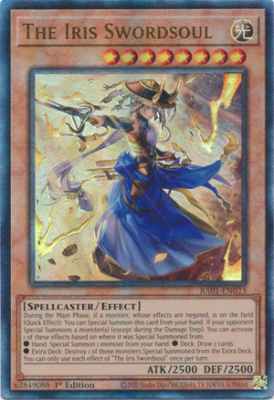 Yugioh - The Iris Swordsoul *Select Rarity* RA01-EN023 (NM)