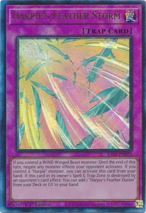 Yugioh - Harpie's Feather Storm *Select Rarity* RA01-EN073 (NM)
